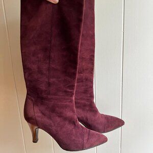 Dolce & Gabbana Suede Heeled Boots